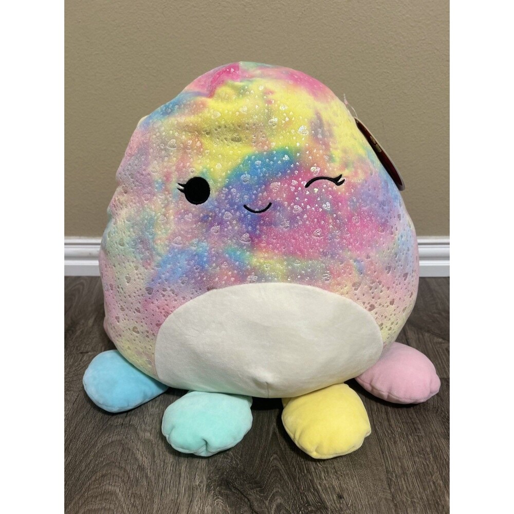 Squishmallows Opal the Tie Dye Octopus 16" Plush Toy Walgreens Exclusive NWT